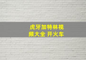 虎牙加特林视频大全 开火车